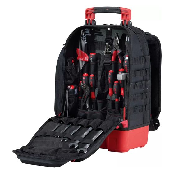 Wiha Werkzeugrucksack mechanic, 385x530x260mm, 7,4kg, 41-teilig