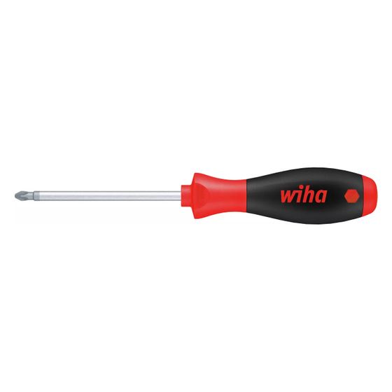 Wiha Pozidriv-Schraubendreher SoftFinish 313, PZ2 x 100mm, Chrom-Vanadium-Molybdän-Stahl