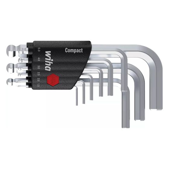 Wiha Winkelschlüssel-Set 369S10, 1,5-10mm, mattverchromt
