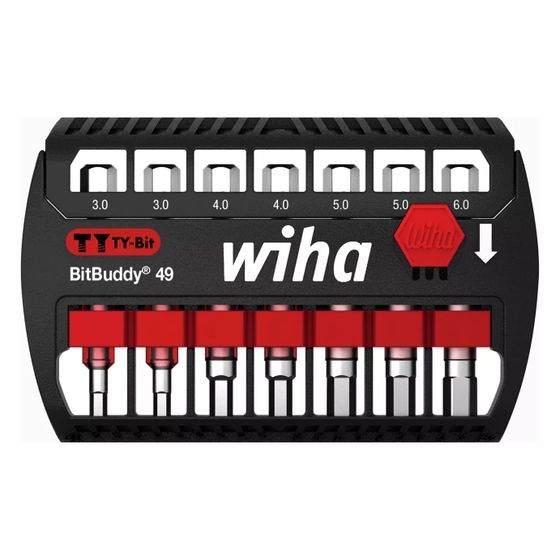 Wiha Bit-Set BitBuddy TY-Bit 49mm 1/4