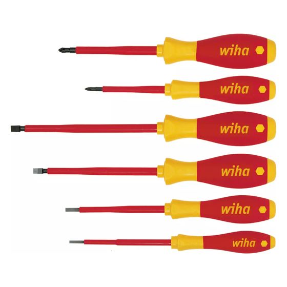 Wiha Schraubendrehersatz SoftFinish electric 320N K6, 1.000V, 6-tlg.
