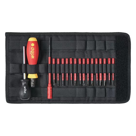 Wiha Drehmoment-Schraubendreher-Set TorqueVario-S electric, 0,8-5,0 Nm, 19-teilig, 2872T18