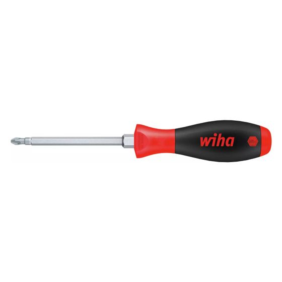 Wiha Pozidriv-Schraubendreher SoftFinish 314, PZ1 80mm, Chrom-Vanadium-Molybdän-Stahl