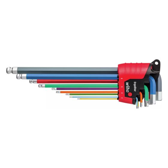 Wiha Winkelschlüssel-Set ErgoStar, 1,5-10mm, 10-teilig