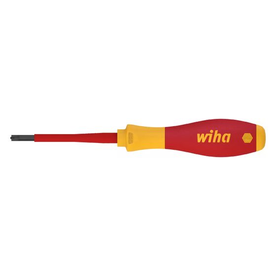 Wiha Schraubendreher SoftFinish electric SL/PZ1 328, 80mm, Chrom-Vanadium-Molybdän-Stahl