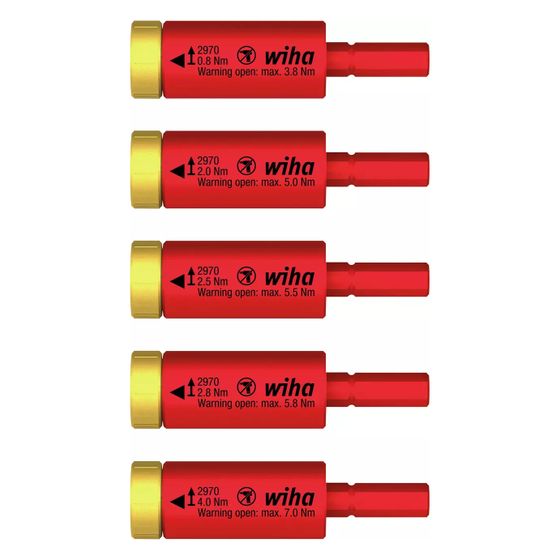 Wiha Drehmoment-Adapter-Set easyTorque electric, 0,8-4,0 Nm, 1.000 V