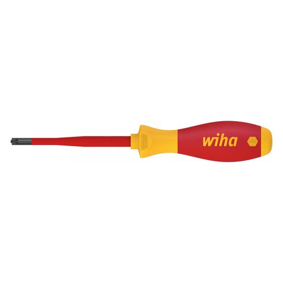 Wiha VDE-PlusMinus-Schraubendreher SoftFinish electric slimFix 3281, SL/PZ2 x 100mm, Chrom-Vanadium-Molybdän Stahl