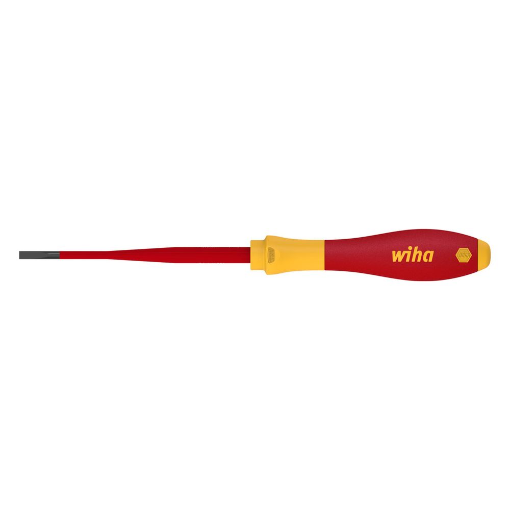 Wiha VDE-Schlitz-Schraubendreher SoftFinish electric slimFix 3201, 4,0x0,8x100mm, Chrom-Van... WIHA-35390 4010995353902 (Abb. 5)