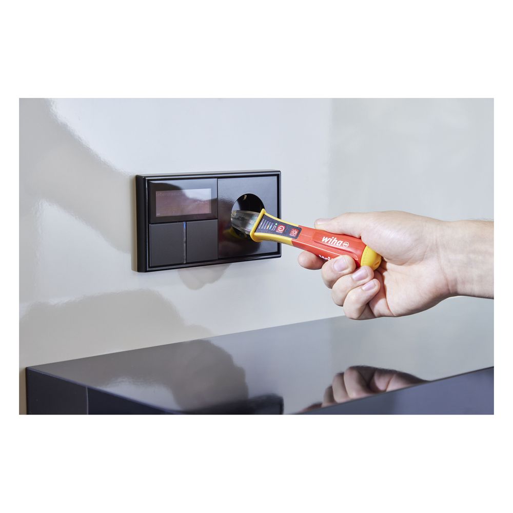 Wiha Spannungsprüfer Volt Detector 255-13, 12-1.000 V AC, CAT IV 1.000 V, 150x29x29mm... WIHA-43797 4010995437978 (Abb. 21)