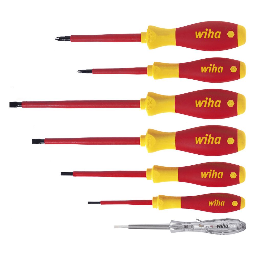 Wiha Schraubendrehersatz SoftFinish electric 320NK 7, 1.000V, 7-teilig, 2-Komponenten Griff... WIHA-00834 4010995008345 (Abb. 3)