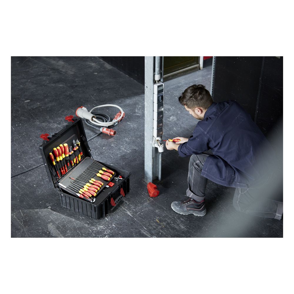 Wiha Werkzeugkoffer XL electric, 81-teilig 510x419x215mm, Polypropylen, 9300-702... WIHA-40523 4010995405236 (Abb. 16)