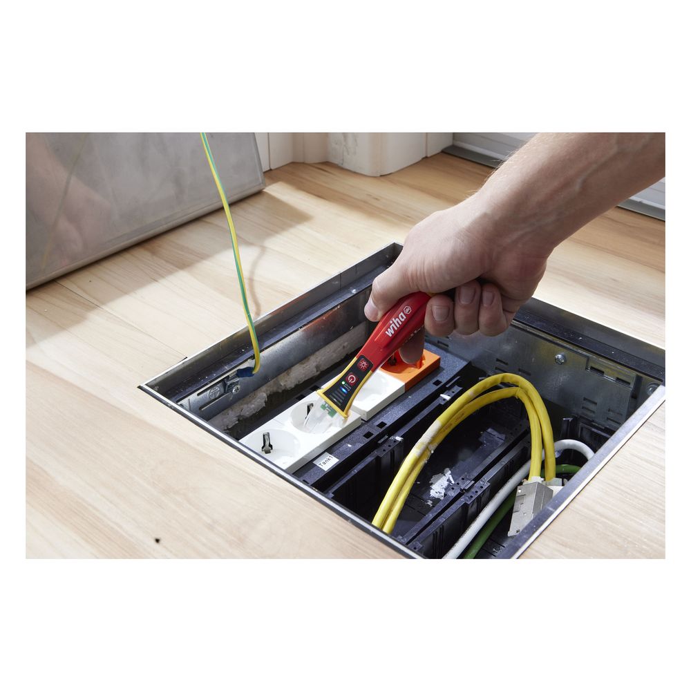 Wiha Spannungsprüfer Volt Detector 255-13, 12-1.000 V AC, CAT IV 1.000 V, 150x29x29mm... WIHA-43797 4010995437978 (Abb. 28)