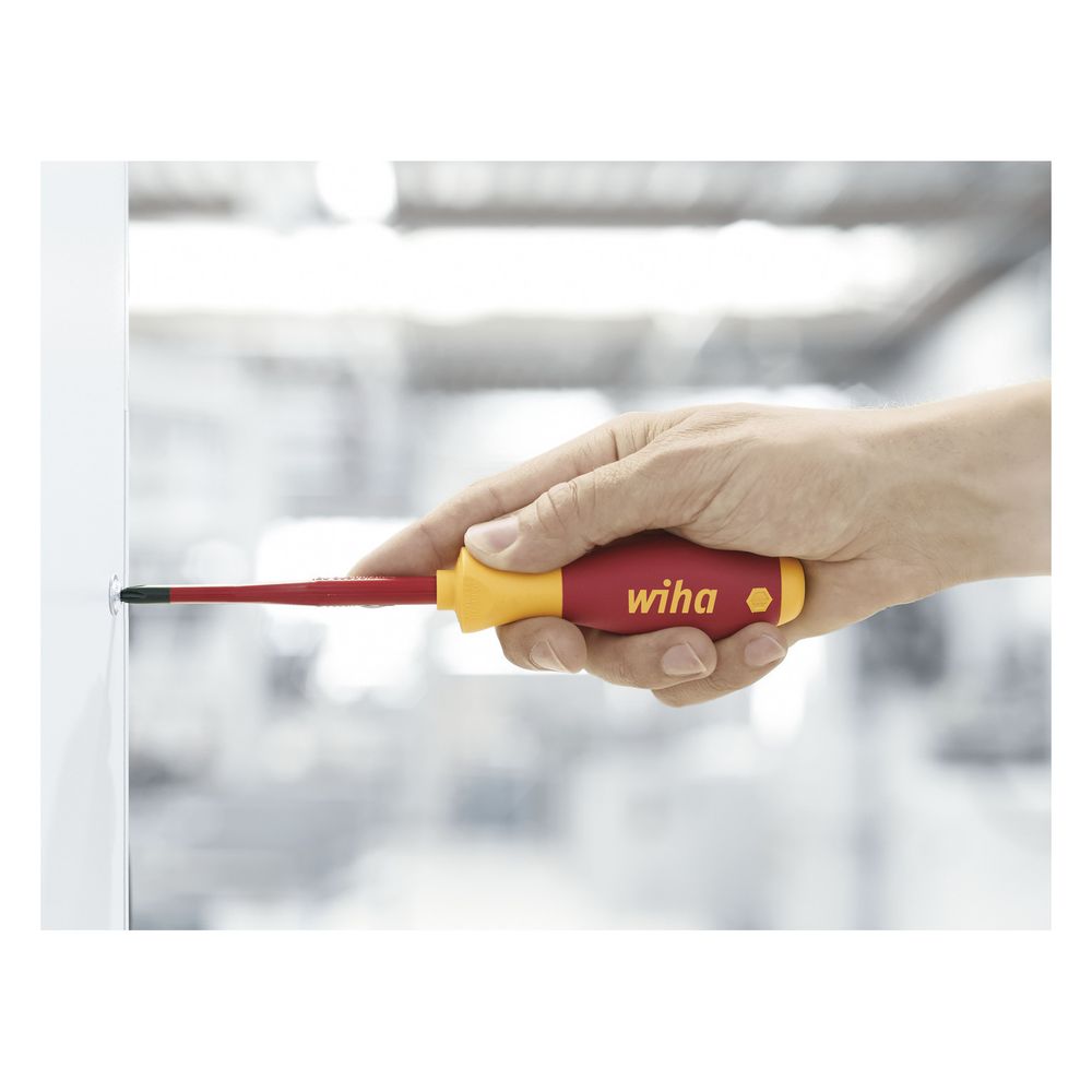 Wiha VDE-Schlitz-Schraubendreher SoftFinish electric slimFix 3201, 3,5x0,6x100mm, Chrom-Van... WIHA-35446 4010995354466 (Abb. 7)