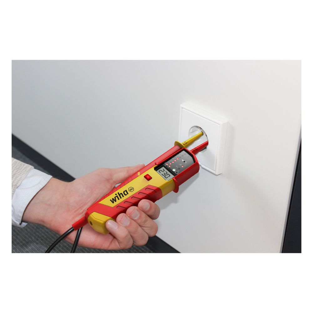 Wiha Spannungs- und Durchgangsprüfer 255-15, 12-1.000V AC, 12-1.500V DC, CAT IV, 282mm, LCD... WIHA-44319 4010995443191 (Abb. 4)