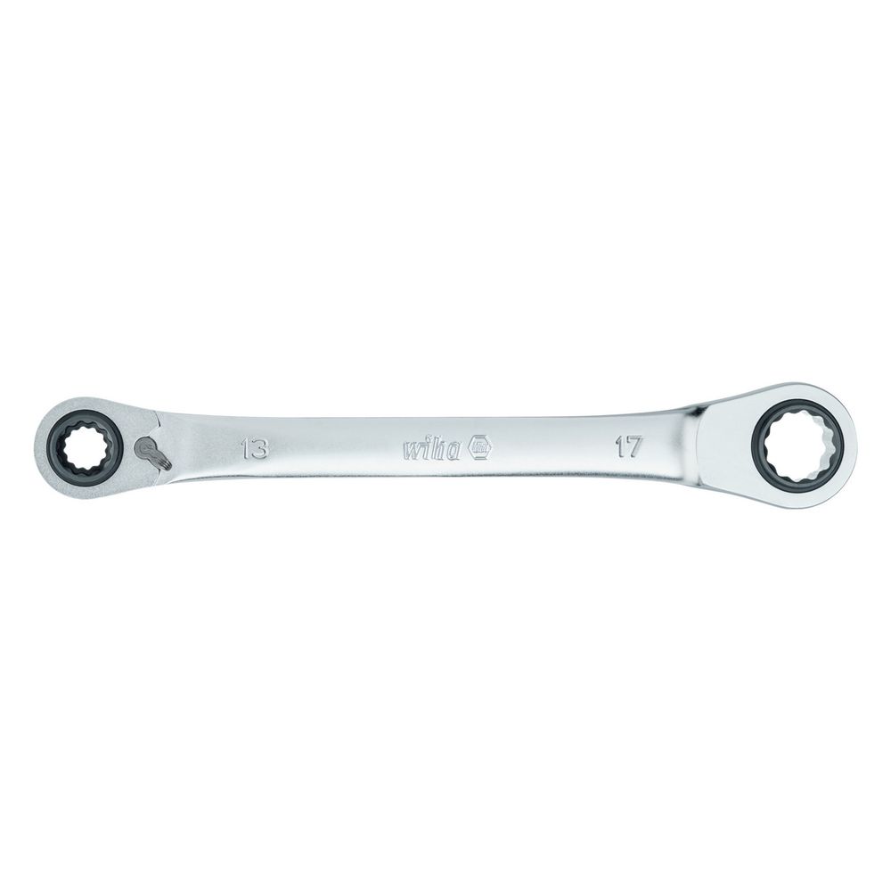 Wiha Doppelring-Ratschenschlüssel 4in1 SB3834-101, 10/13/17/19mm, 225mm, Chrom-Vanadium-St... WIHA-45421 4010995454210 (Abb. 12)