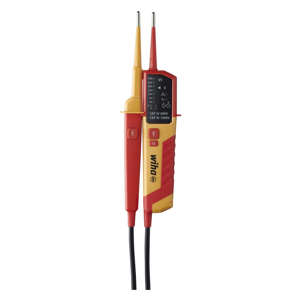 Wiha Spannungs- und Durchgangsprüfer 25516, 12-1.000V AC, 1.500V DC, CAT IV 600V, 282mm, LE... WIHA-45216 4010995452162 (Abb. 3)