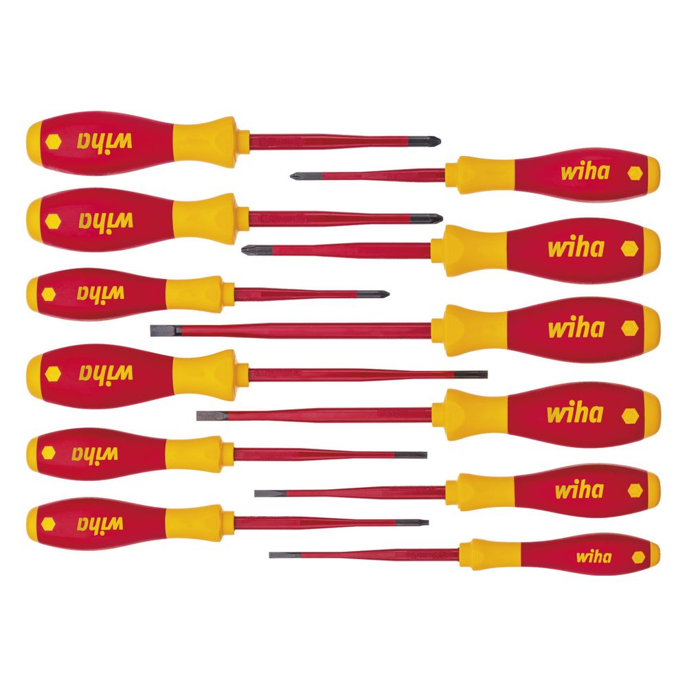 Wiha Schraubendrehersatz SoftFinish electric slimFix, 12-teilig, 1.000V... WIHA-41003 4010995410032 (Abb. 5)