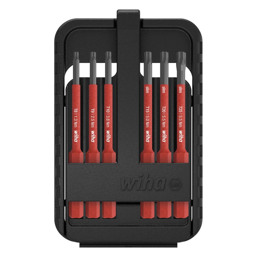 Wiha Bit-Set slimBit electric SB2831B501, 75mm, 6-teilig... WIHA-43153 4010995431532 (Abb. 6)