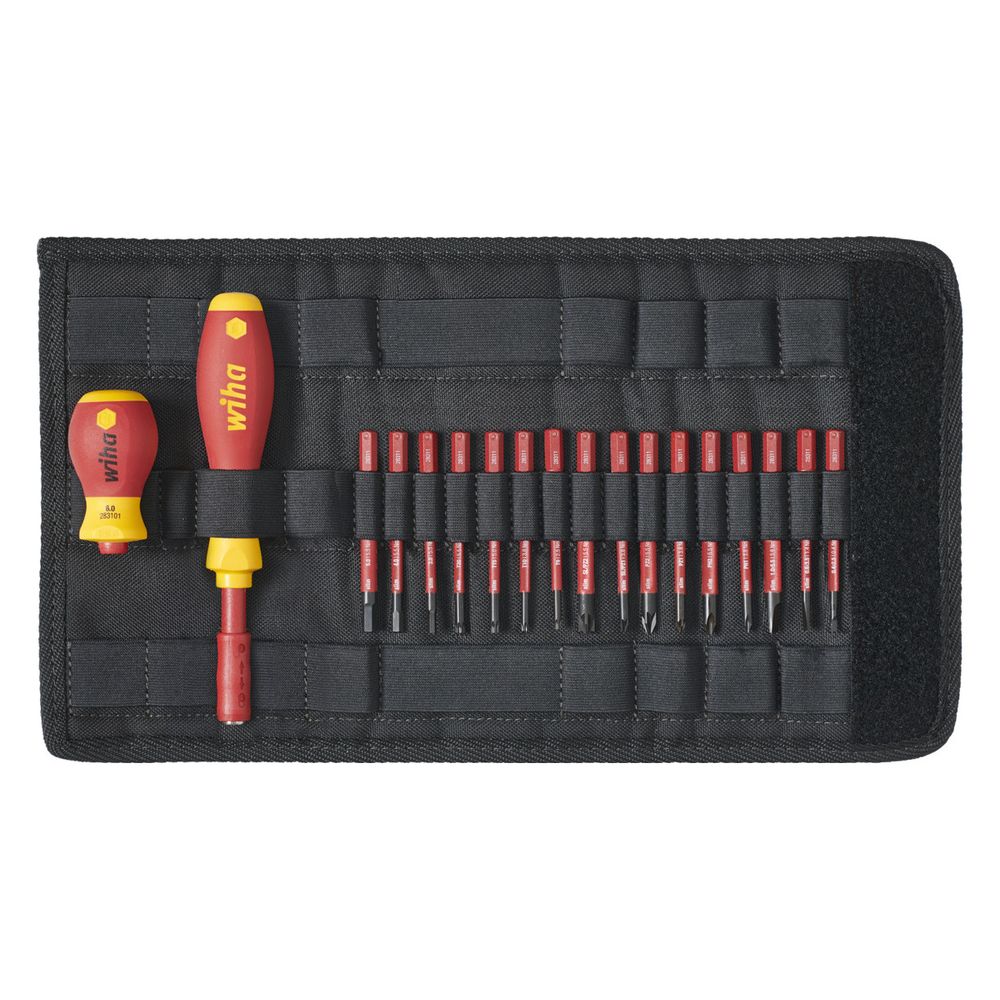 Wiha Schraubendreher-Bit-Set slimVario 2831T18, 1.000V, 19-teilig, 75mm... WIHA-41231 4010995412319 (Abb. 11)