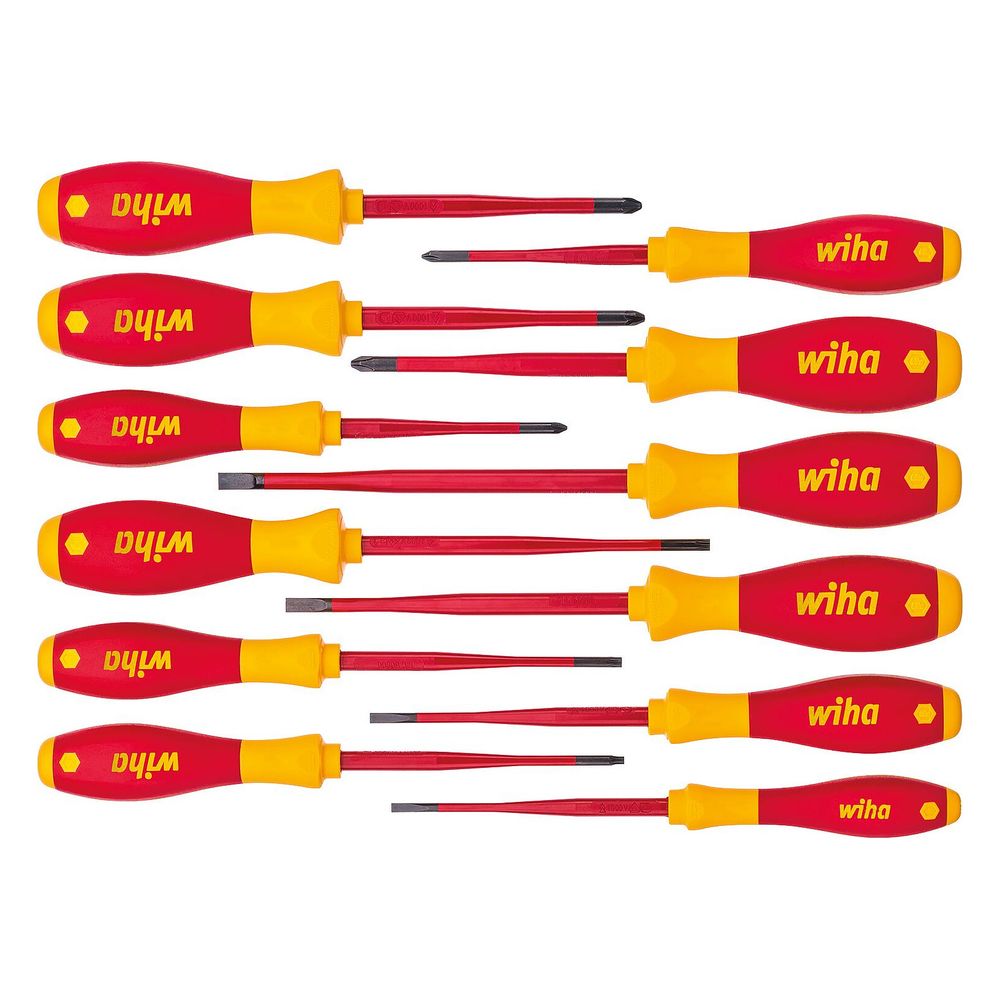 Wiha Schraubendrehersatz SoftFinish electric slimFix, 12-teilig, 1.000V... WIHA-41003 4010995410032 (Abb. 4)