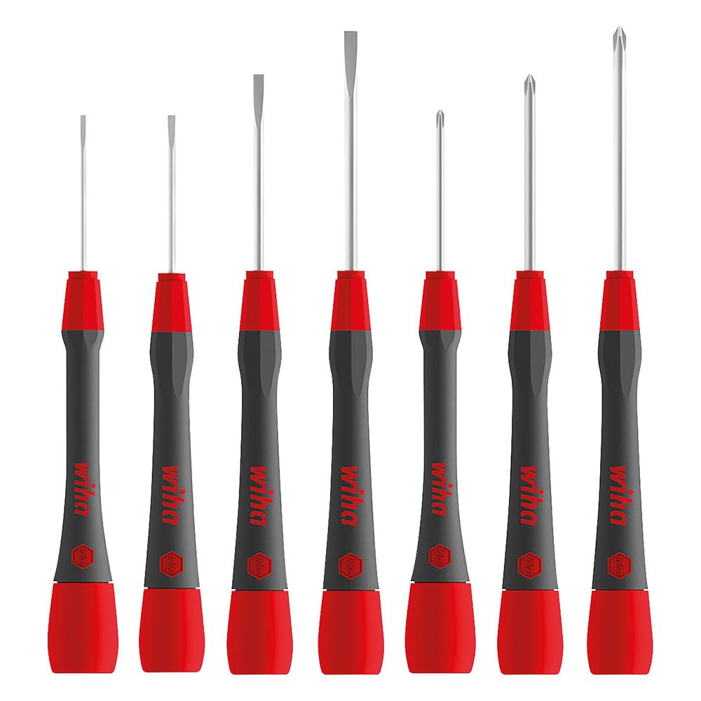 Wiha Elektroniker-Schraubendreherset PicoFinish, 7-teilig, Schlitz/Phillips, Chrom-Vanadium... WIHA-42991 4010995429911 (Abb. 2)