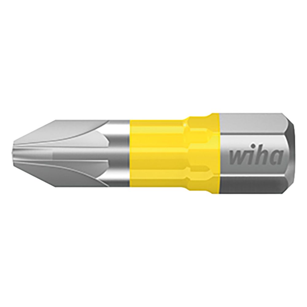Wiha Kraftschrauber-Bit 7012Y PZ1, 1/4" Antrieb, 25mm, Torsions-Zone... WIHA-41588 4010995415884 (Abb. 5)