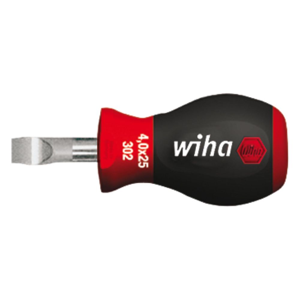 Wiha Schlitz-Schraubendreher SoftFinish 302SY, 4,0x0,8x25mm, Chrom-Vanadium-Molybdän-Stahl... WIHA-26964 4010995269647 (Abb. 2)