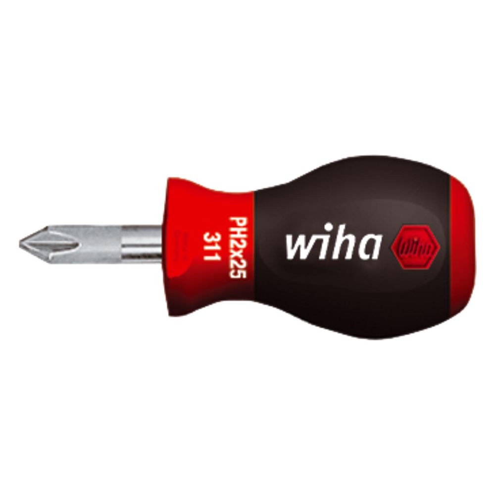 Wiha Phillips-Schraubendreher SoftFinish 311SY, PH2 x 25mm, Rundklinge, Chrom-Vanadium-Moly... WIHA-26969 4010995269692 (Abb. 2)
