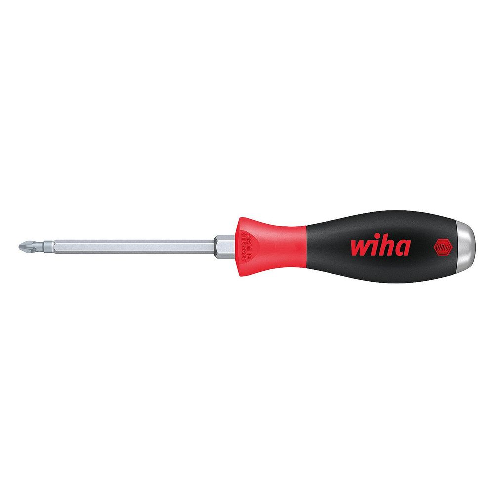 Wiha Pozidriv-Schraubendreher SoftFinish 532, PZ2 x 100mm, Sechskantklinge, mit Schlagkappe... WIHA-03246 4010995032463 (Abb. 2)
