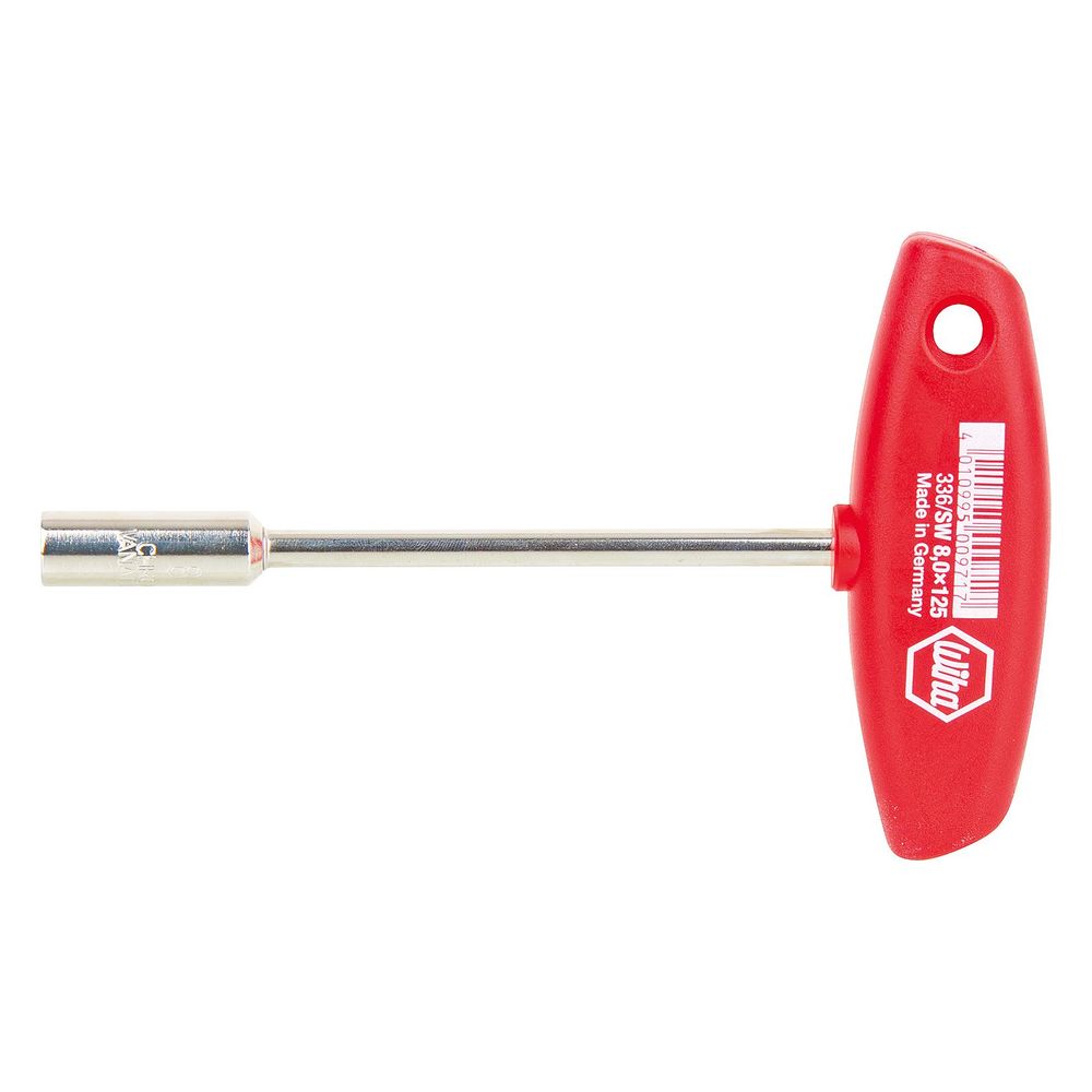 Wiha Steckschlüssel 336, SW 8,0mm, 125mm Klingenlänge, Chrom-Vanadium-Stahl... WIHA-00971 4010995009717 (Abb. 2)