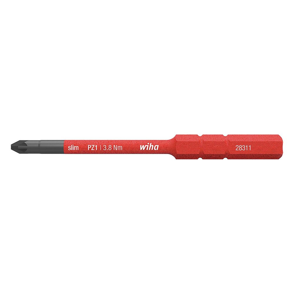Wiha VDE-Pozidriv slimBit electric Vario 283112, PZ1, 75mm, 3,8 Nm... WIHA-34585 4010995345853 (Abb. 3)