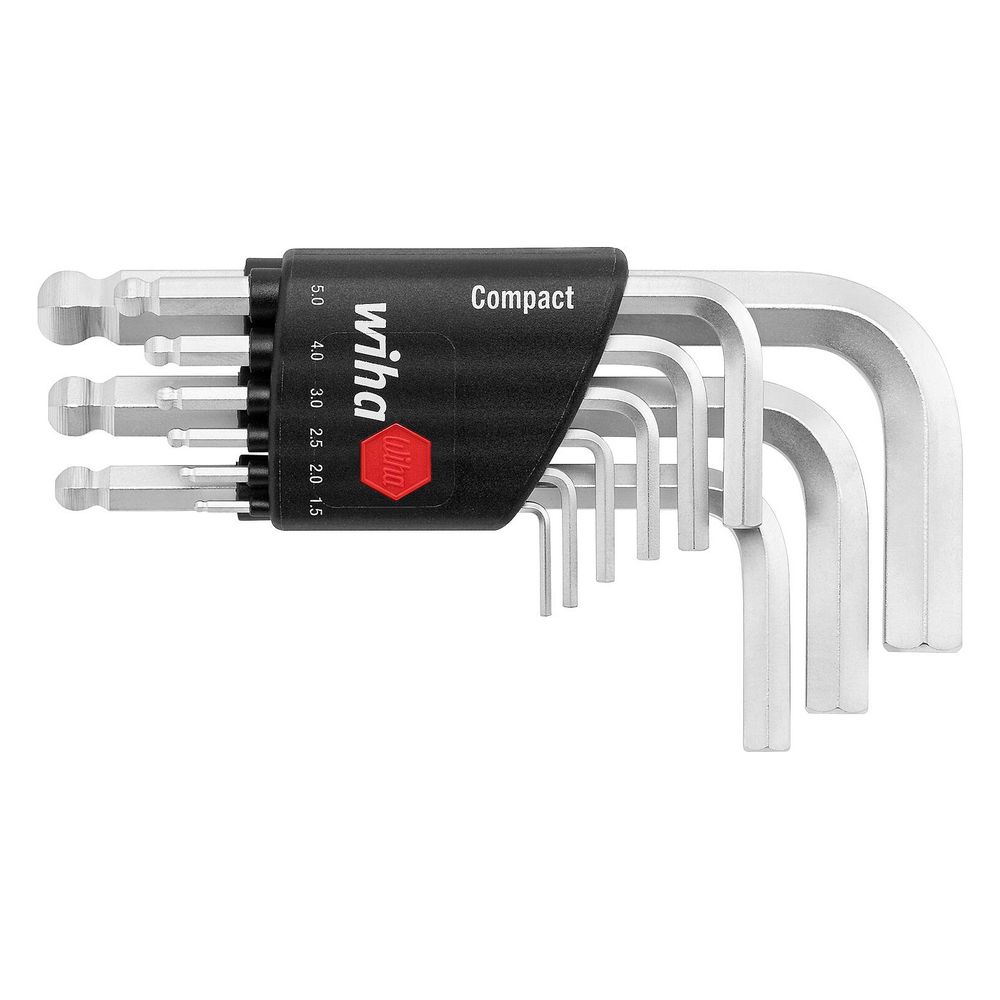 Wiha Winkelschlüssel-Set 369S10, 1,5-10mm, mattverchromt... WIHA-40410 4010995404109 (Abb. 2)
