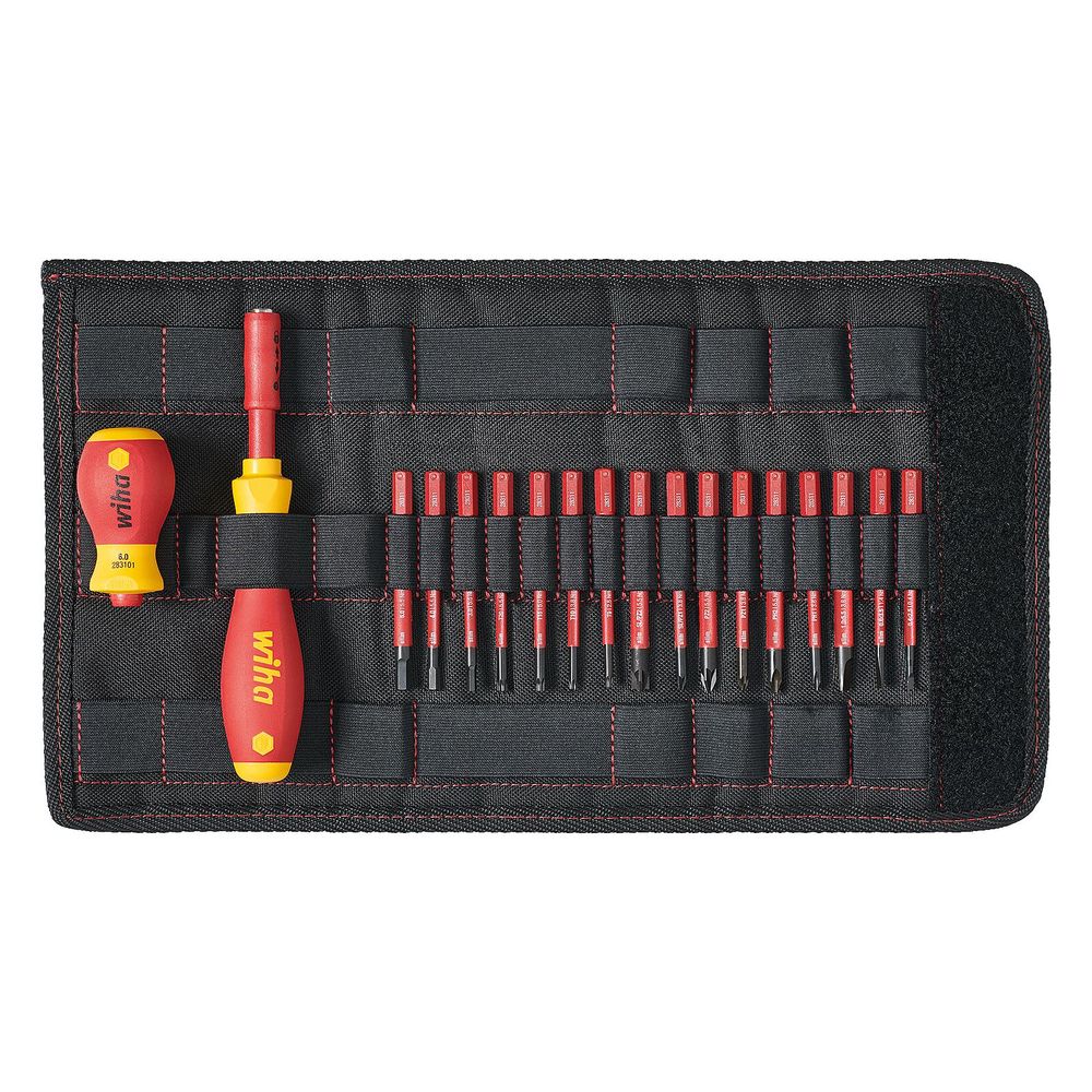 Wiha Schraubendreher-Bit-Set slimVario 2831T18, 1.000V, 19-teilig, 75mm... WIHA-41231 4010995412319 (Abb. 6)
