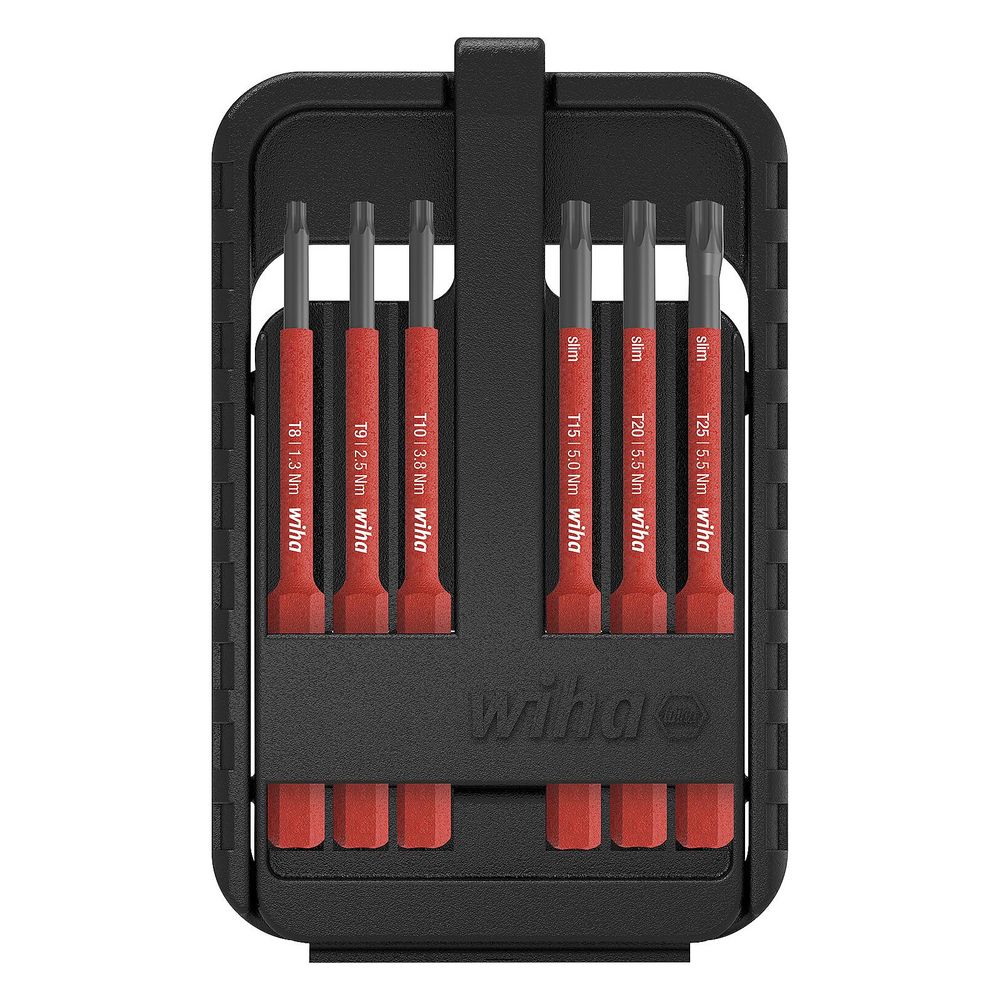 Wiha Bit-Set slimBit electric SB2831B501, 75mm, 6-teilig... WIHA-43153 4010995431532 (Abb. 4)