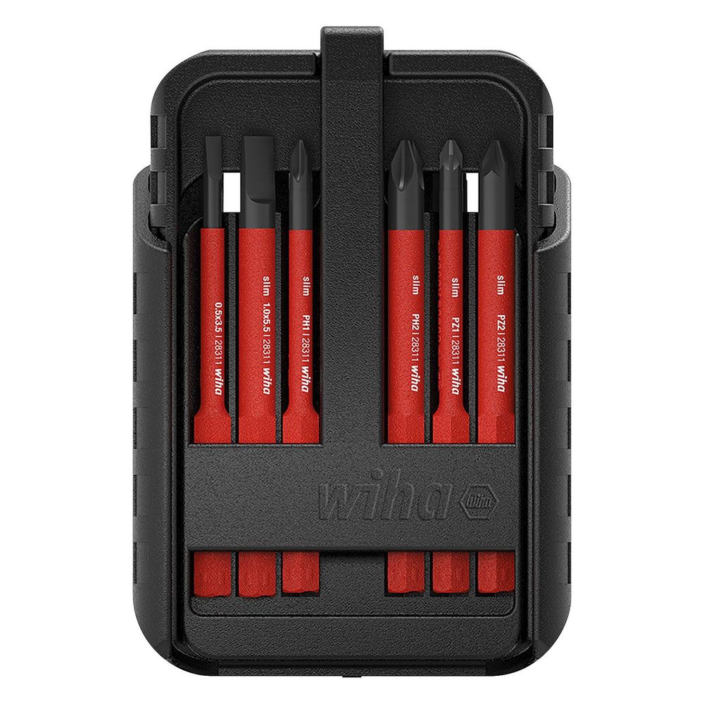 Wiha Bit-Set slimBit electric SB2831B900, 75mm, 6-teilig... WIHA-43157 4010995431570 (Abb. 3)