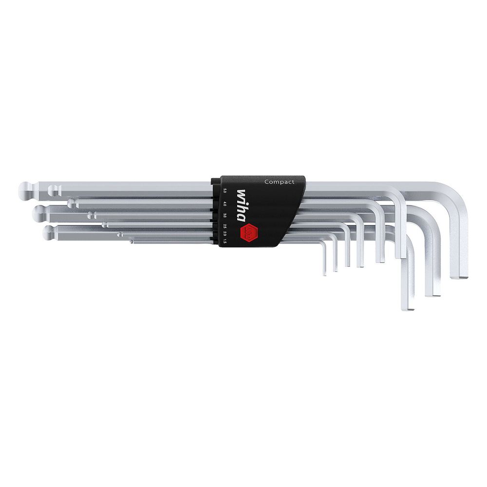Wiha Winkelschlüssel-Set Sechskant mit Kugelkopf, 1,5-10mm, silber... WIHA-02292 4010995022921 (Abb. 8)