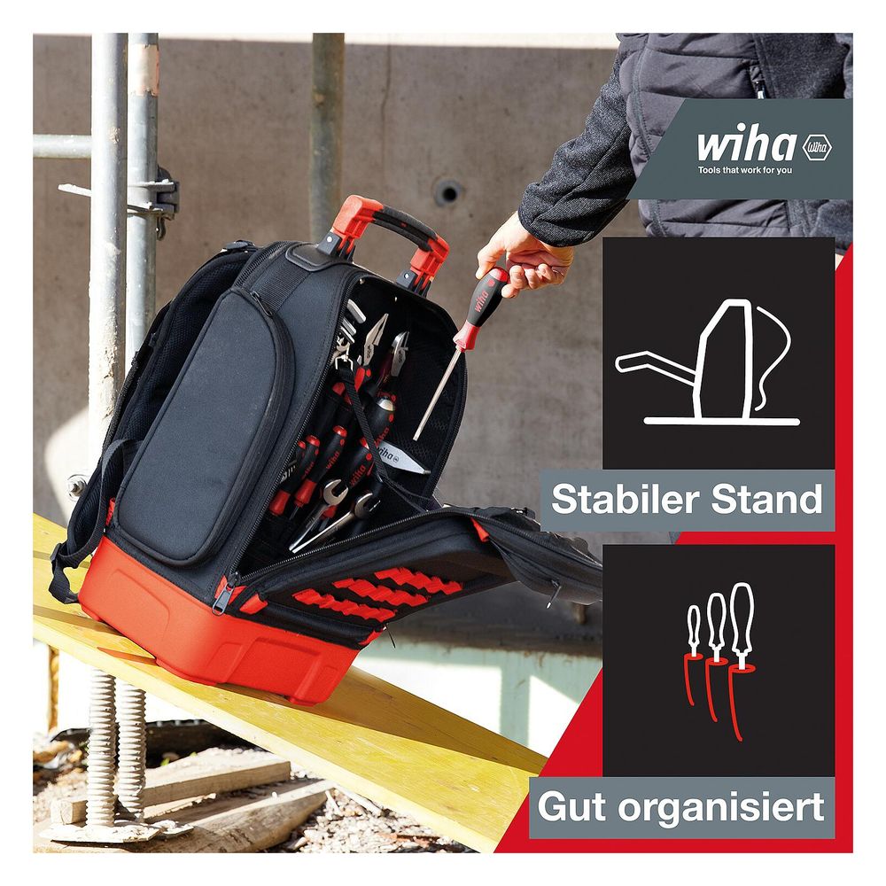 Wiha Werkzeugrucksack mechanic, 385x530x260mm, 7,4kg, 41-teilig... WIHA-45529 4010995455293 (Abb. 13)