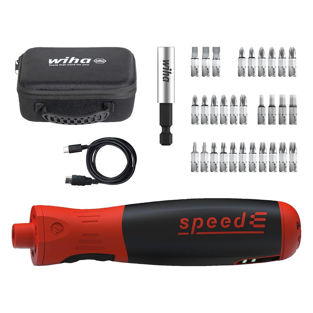 Wiha Akku-Schraubendreher speedE PocketDrive, 1,0/5,0Nm, 3,7V, 1,5Ah, 35-teilig... WIHA-45791 4010995457914 (Abb. 11)