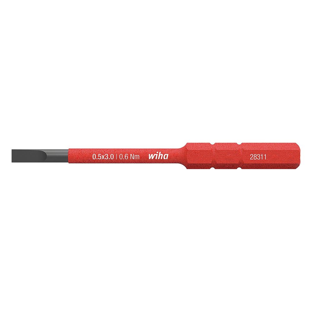 Wiha Schlitz-Bit slimBit electric, 75mm, 3,0x0,5mm, 283110... WIHA-34579 4010995345792 (Abb. 3)