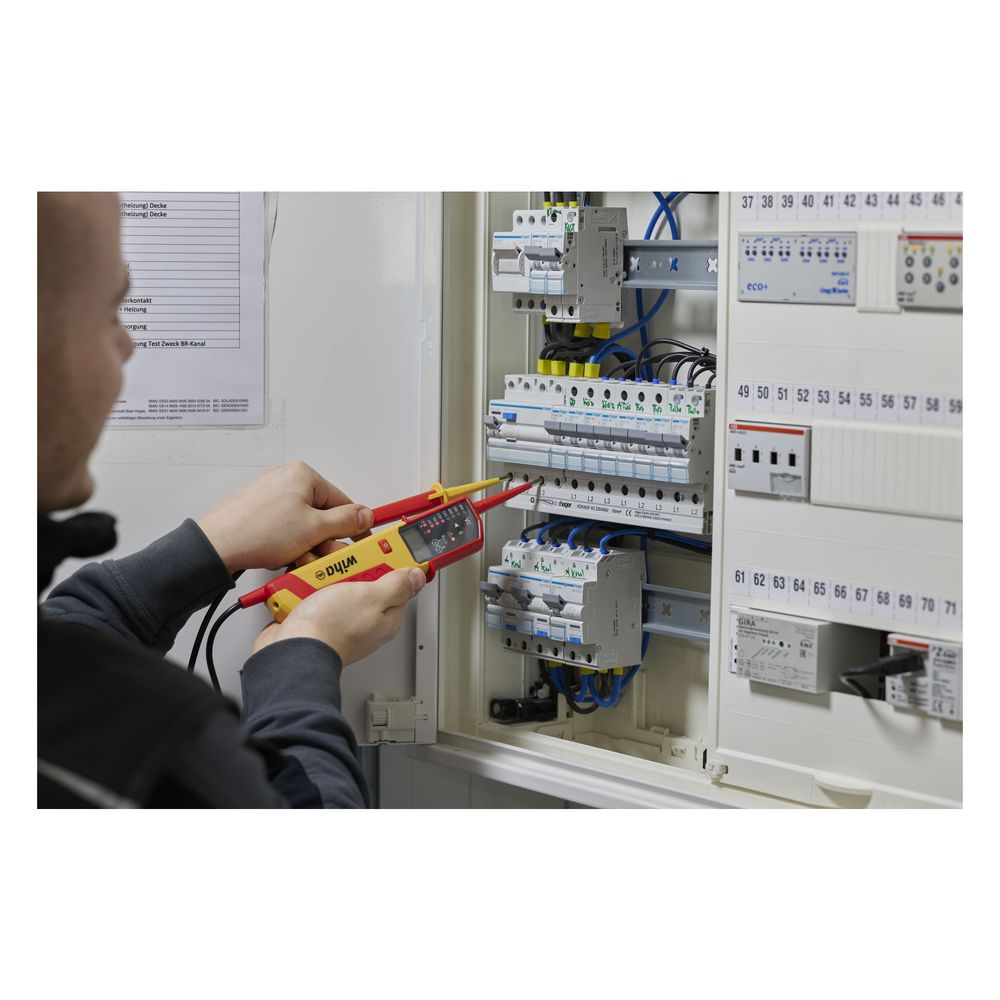 Wiha Spannungs- und Durchgangsprüfer 255-15, 12-1.000V AC, 12-1.500V DC, CAT IV, 282mm, LCD... WIHA-44319 4010995443191 (Abb. 9)