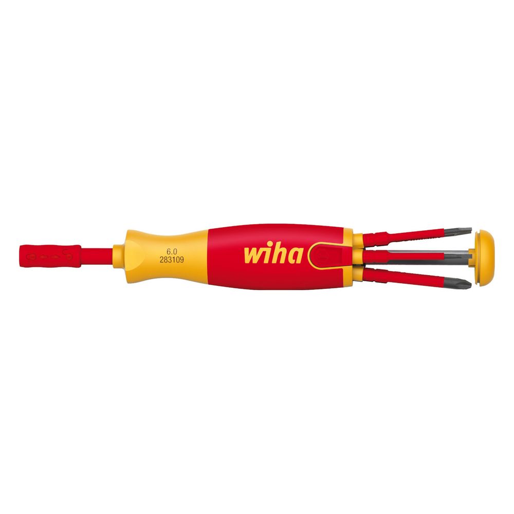 Wiha Magazin-Bithalter LiftUp electric 2831-09021, 1000V, 6 slimBits, Chrom-Vanadium Stahl... WIHA-38611 4010995386115 (Abb. 11)