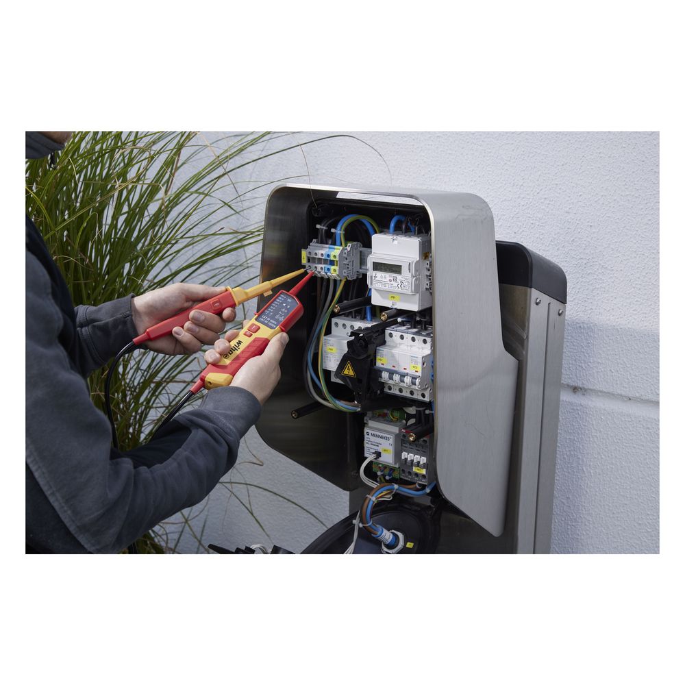 Wiha Spannungs- und Durchgangsprüfer 25516, 12-1.000V AC, 1.500V DC, CAT IV 600V, 282mm, LE... WIHA-45216 4010995452162 (Abb. 8)