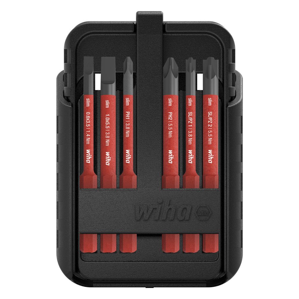 Wiha Bit-Set slimBit electric SB2831B951, 12-teilig 1.000V 75mm 6mm... WIHA-43162 4010995431624 (Abb. 11)