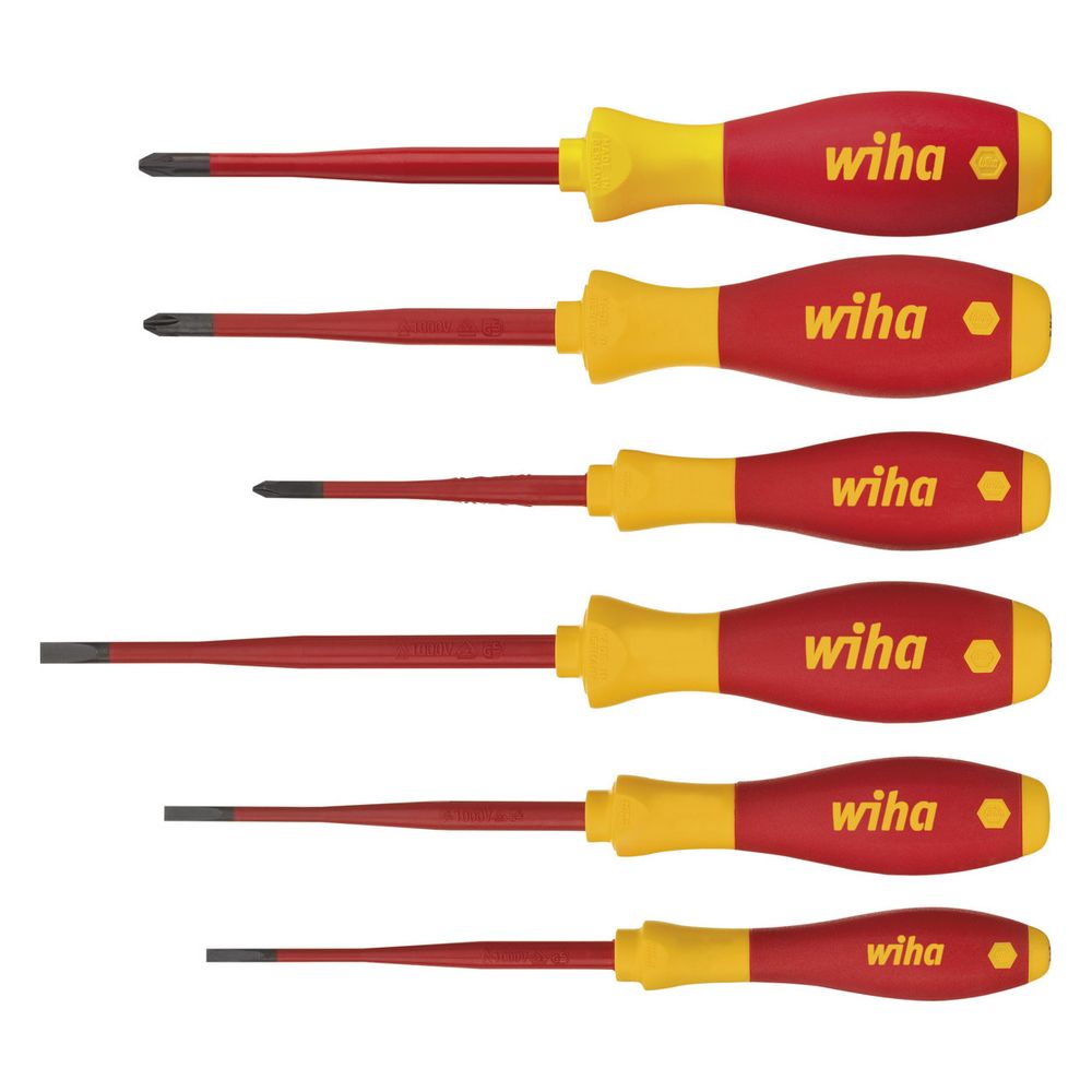 Wiha Schraubendrehersatz SoftFinish electric slimFix, 1.000V, 6-teilig, 3201K6001... WIHA-38362 4010995383626 (Abb. 5)