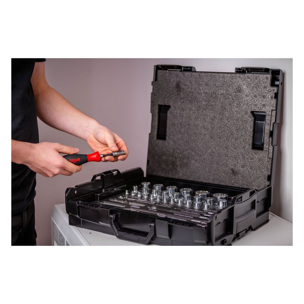 Wiha Steckschlüssel-Set 1/4" und 1/2", 60tlg, 33397... WIHA-44685 4010995446857 (Abb. 39)