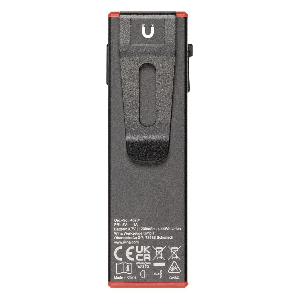 Wiha Handleuchte SB 490-PL01, 800 lm, 5 Leuchtmodi, Aluminium... WIHA-45701 4010995457013 (Abb. 2)