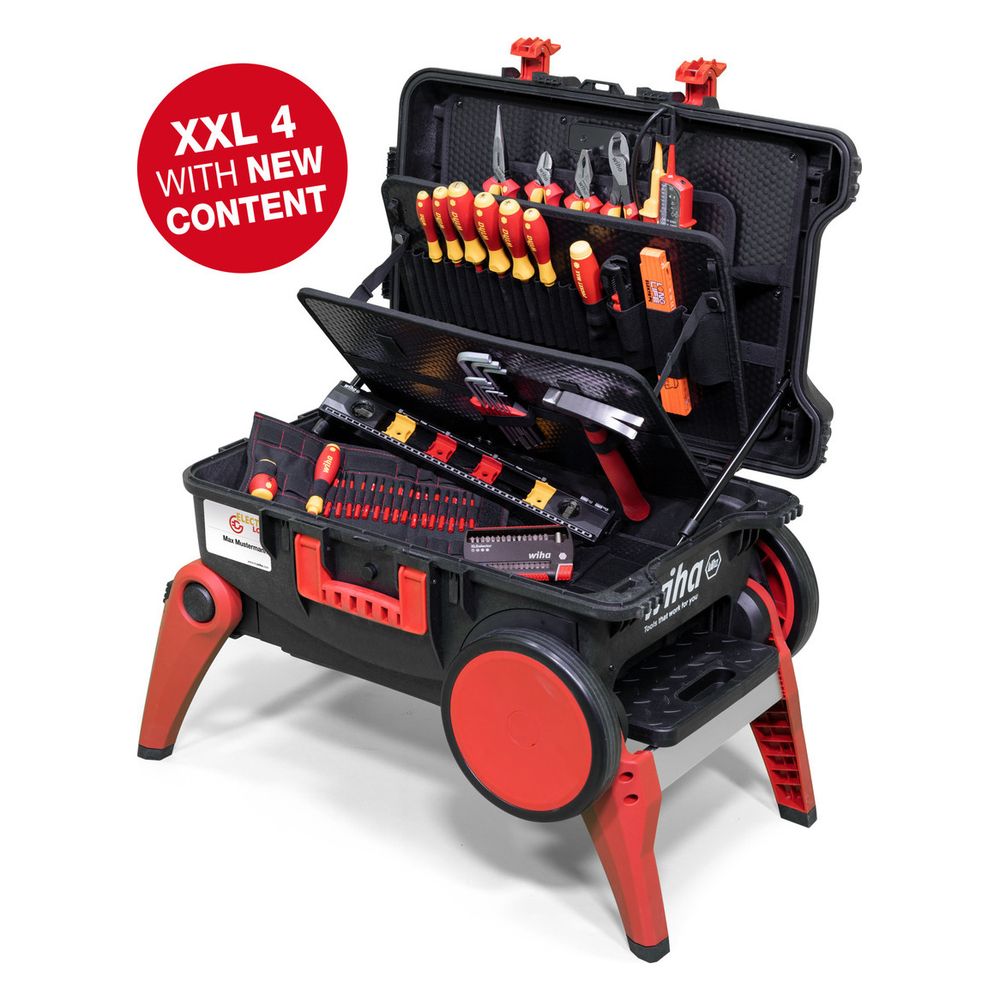 Wiha Werkzeugkoffer XXL 4 electric, 80tlg, 68x49,7x33,6cm, 930070104... WIHA-45734 4010995457341 (Abb. 16)