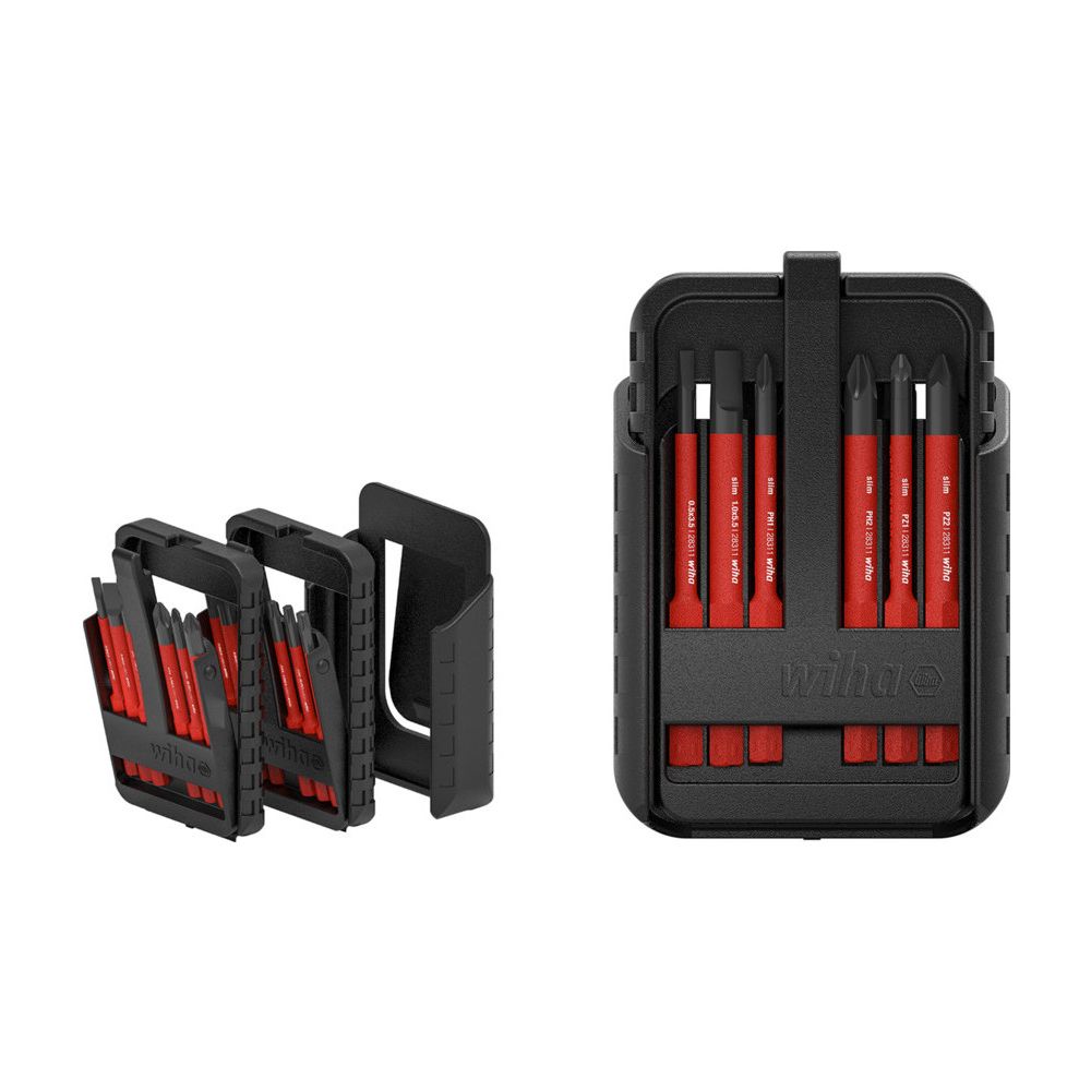 Wiha Bit-Set slimBit electric SB2831B951, 12-teilig 1.000V 75mm 6mm... WIHA-43162 4010995431624 (Abb. 10)