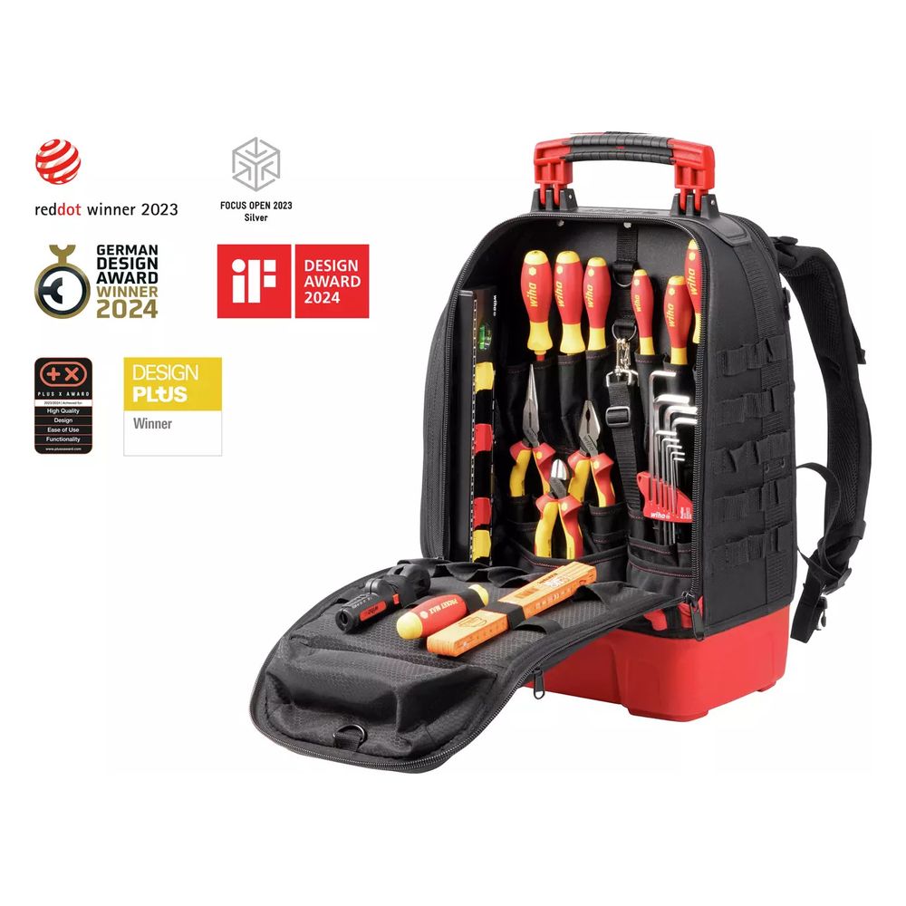 Wiha Werkzeugrucksack electric, 530x385x260mm, 26-teilig... WIHA-45528 4010995455286 (Abb. 10)