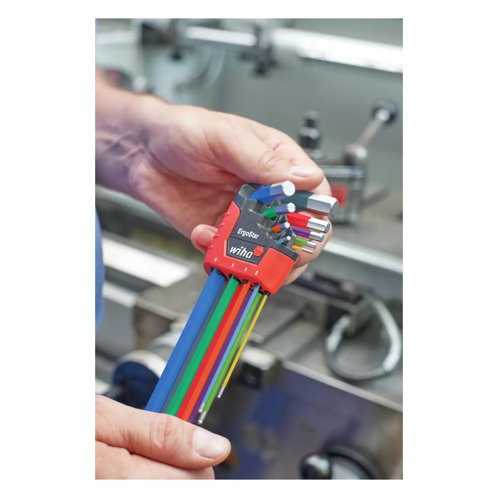 Wiha Stiftschlüssel-Set ErgoStar, 1,5-10mm, 9-teilig... WIHA-41979 4010995419790 (Abb. 4)